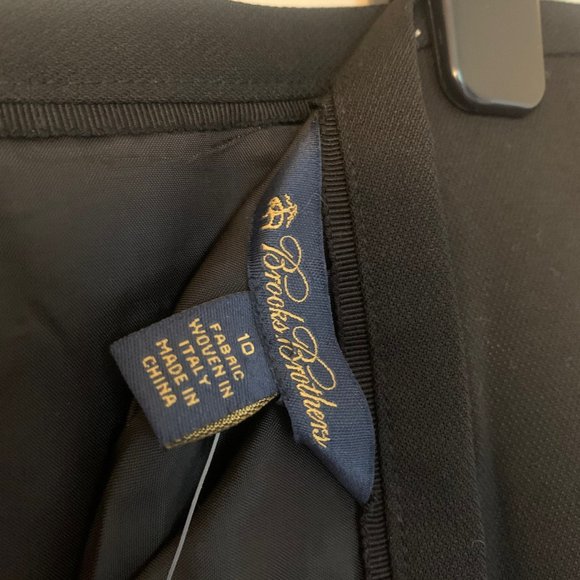 Brooks Brothers Wool Pencil Skirt, Black - Size 10 - Picture 7 of 9